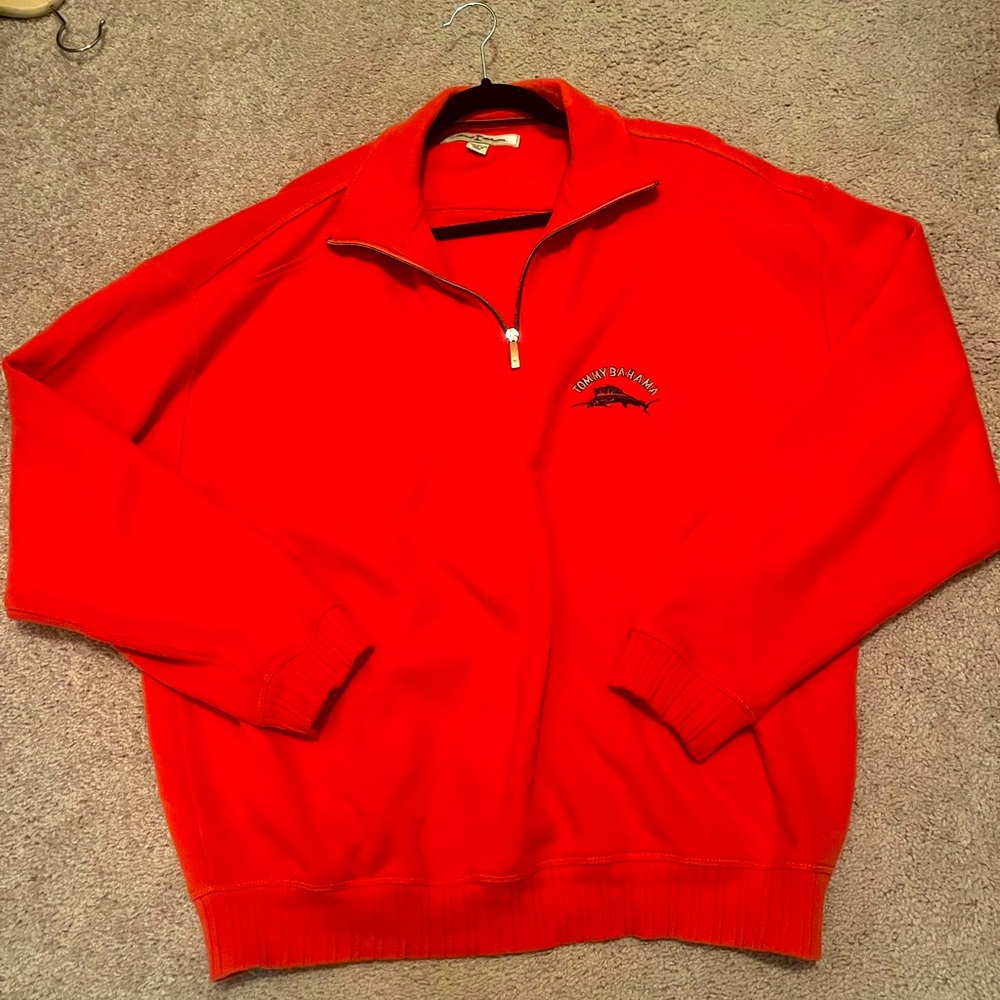 Large Tommy Bahama Quarterzip